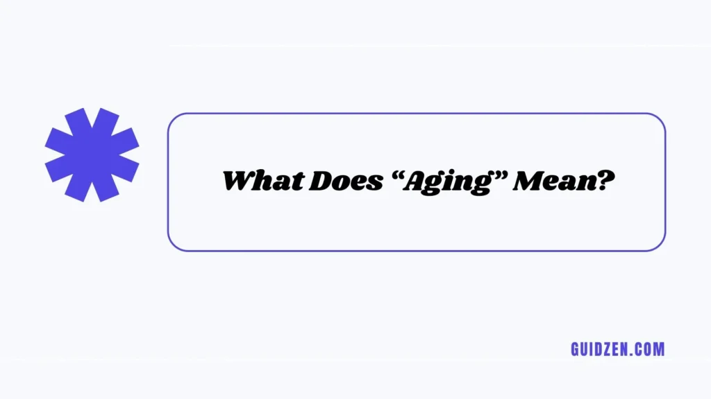aging or ageing