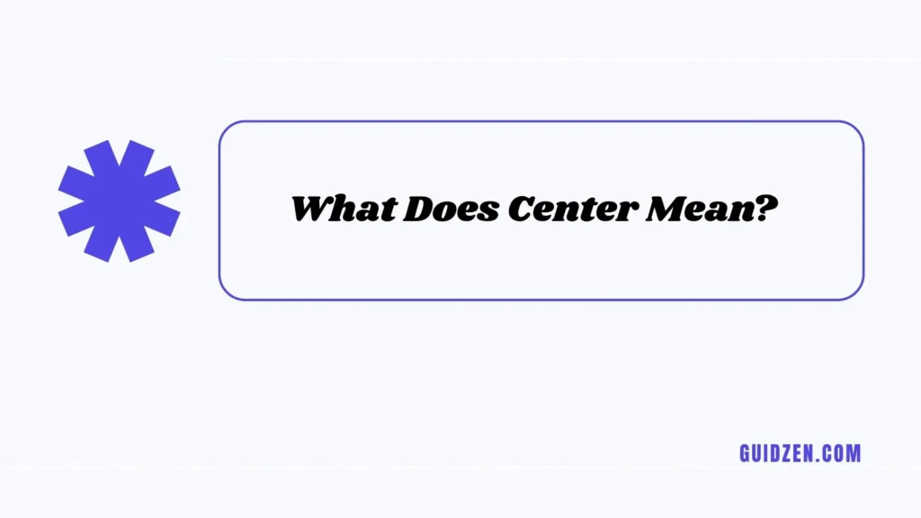 center or centre