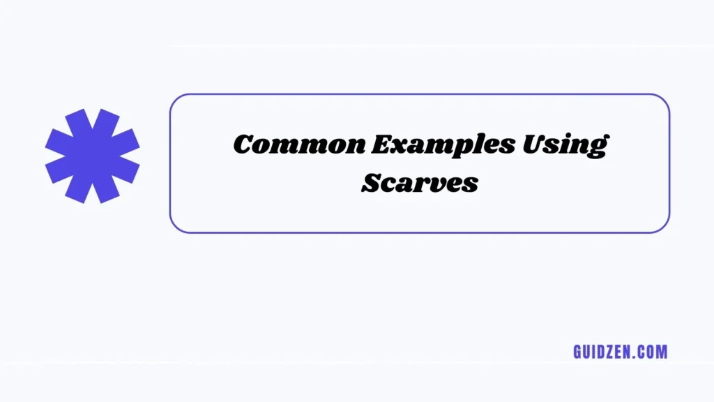 scarves or scarfs