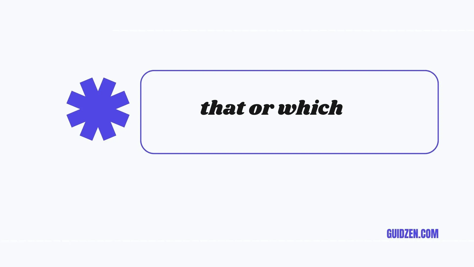 that or which